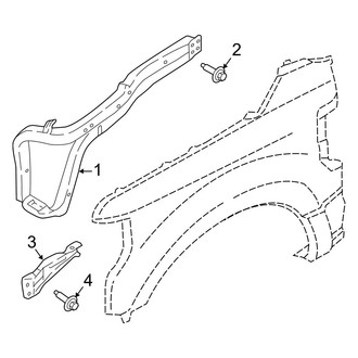 Ford OE - Fender - Inner Components (Crew Cab)