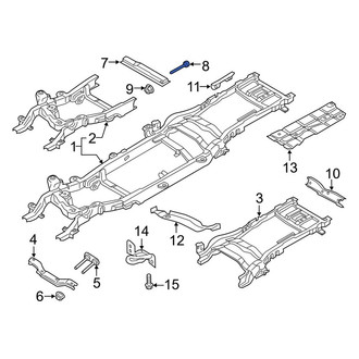 Ford OE - Transmission Crossmember Bolt