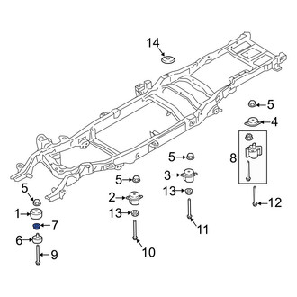 Ford OE - Lower Body Mount Cushion Sleeve