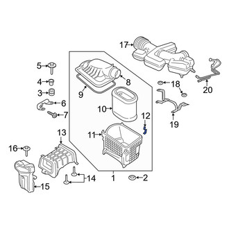 Ford OE - Air Filter Housing Clamp