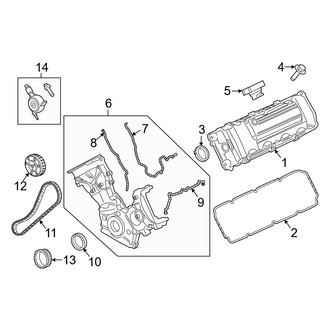 Ford OE - Engine - Valve & Timing Covers (6.2L)
