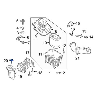 Ford OE - Engine Air Intake Hose Bolt