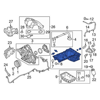 Ford OE - Upper Engine Oil Pan