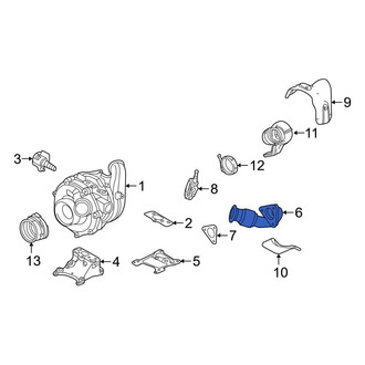 Ford OE - Right Exhaust Crossover Pipe