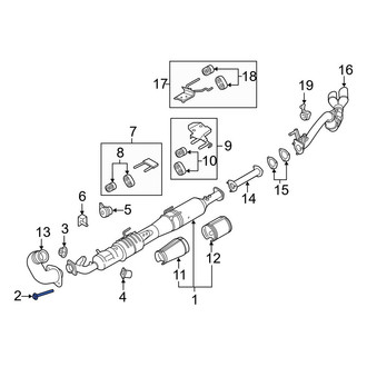 Ford OE - Catalytic Converter Bolt
