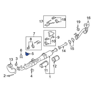 Ford OE - Exhaust System Hanger Bracket