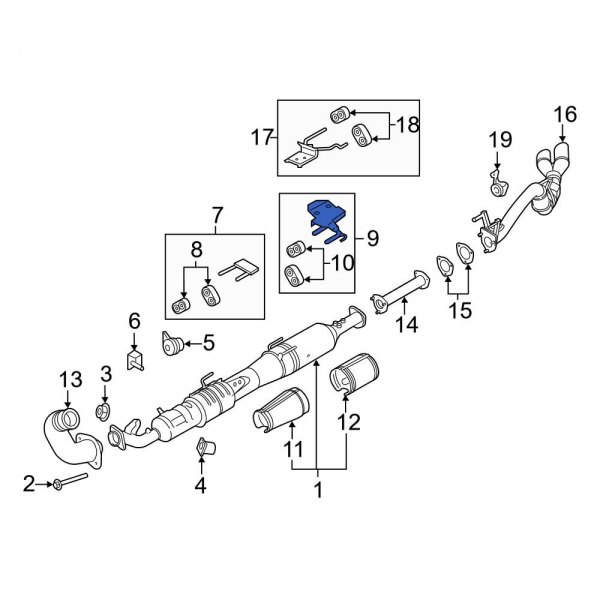 Exhaust System Hanger Bracket