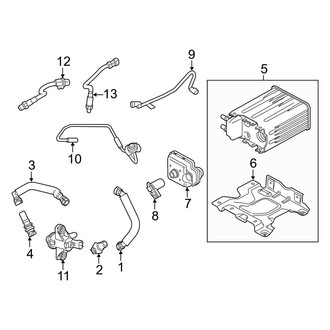Ford OE - Emission System - Emission Components (6.2L)