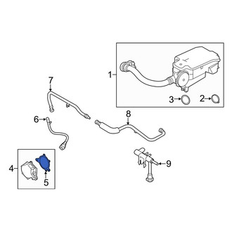 Ford OE - Power Brake Booster Vacuum Pump Gasket