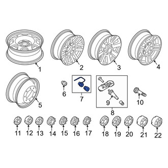 Ford OE - Wheel Lock Set