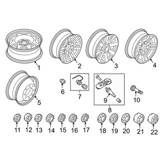 Ford OE - Wheels (17"), (Crew Cab)