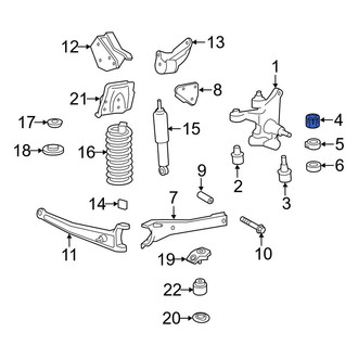Ford OE - Suspension Ball Joint Nut & Washer