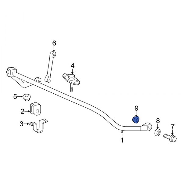 Suspension Stabilizer Bar Link Nut