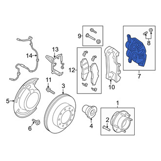 Ford OE - Front Right Disc Brake Caliper