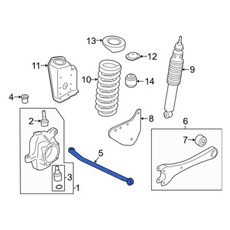 Ford OE - Front Suspension Track Bar