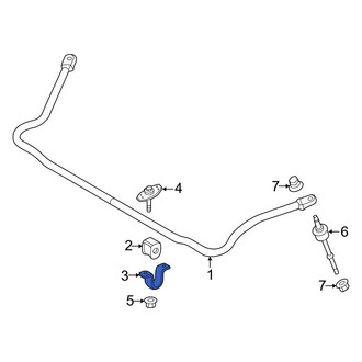 Ford OE - Front Suspension Stabilizer Bar Bracket