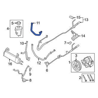 Ford OE - Power Steering Reservoir Hose