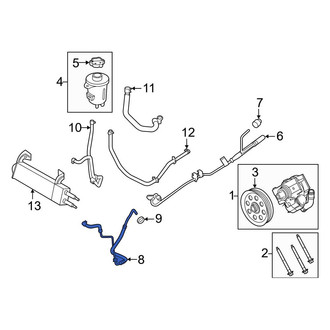 Ford OE - Power Steering Return Hose