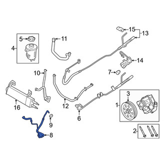 Ford OE - Power Steering Return Hose