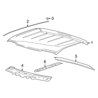Ford OE - Cab - Roof & Components (Regular Cab), (Regular Cab)