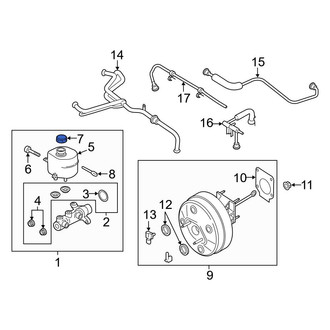 Ford OE - Brake Master Cylinder Reservoir Cap