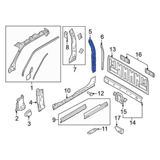 Ford OE - Left Outer Body B-Pillar