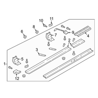 Ford OE - Cab - Running Board (Production, Type 4, Extended), (SuperCab)