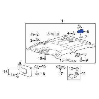 Ford OE - Headliner Spacer