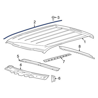 Ford OE - Right Roof Panel Bracket