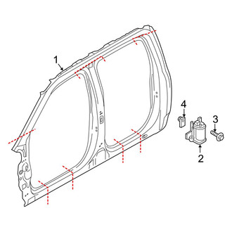 Ford OE - Cab - Aperture Panel (King Ranch / Lariat / Platinum / XLT Crew Cab)
