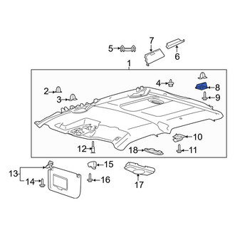 Ford OE - Headliner Spacer