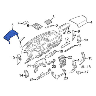 Ford OE - Left Upper Instrument Panel Cover