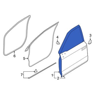 Ford OE - Front Left Door Shell
