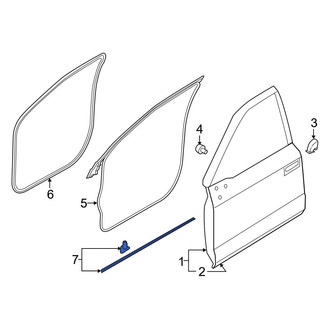 Ford OE - Front Door Shell Seal