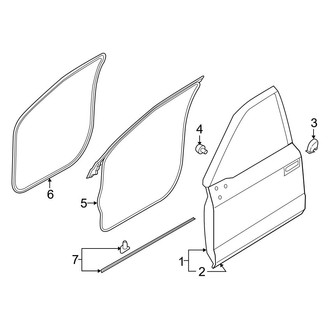 Ford OE - Front Door - Door & Components (Crew Cab)
