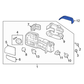Ford OE - Front Right Outer Door Mirror Cover
