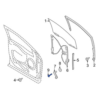 Ford OE - Window Crank Handle Screw