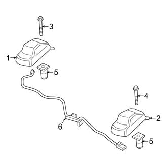 Ford OE - Cab - Roof Lamps (SuperCab)