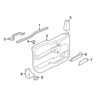 Ford OE - Front Door - Interior Trim (Manual Window)