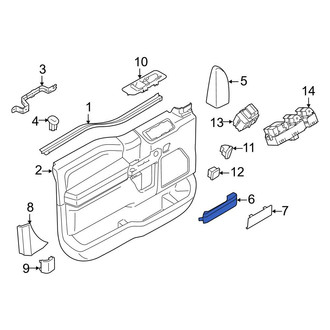 Ford OE - Front Left Door Armrest