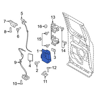 Ford OE - Rear Inner Interior Door Handle