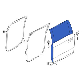 Ford OE - Rear Right Door Shell