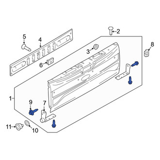 Ford OE - Outer Tailgate Hinge Bolt