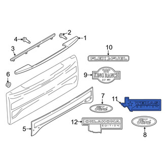 Ford OE - Rear Tailgate Emblem