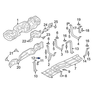 Ford OE - Suspension Stabilizer Bar Link Nut