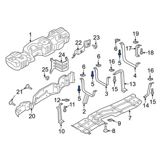 Ford OE - Fuel Tank Strap Bolt