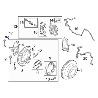Ford OE - Rear Disc Brake Pad Set