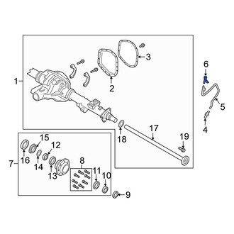 Ford OE - Rear Differential Vent Hose