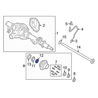 Ford OE - Rear Inner Wheel Bearing Race