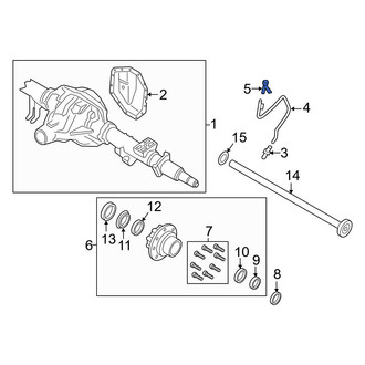 Ford OE - Rear Differential Vent Hose